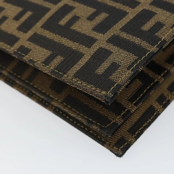 FENDI Zucca Canvas Shoulder Bag Brown Auth 142559 - Picture 5 of 16